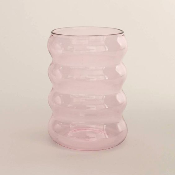 Pink Bubble Glass, 350 ml