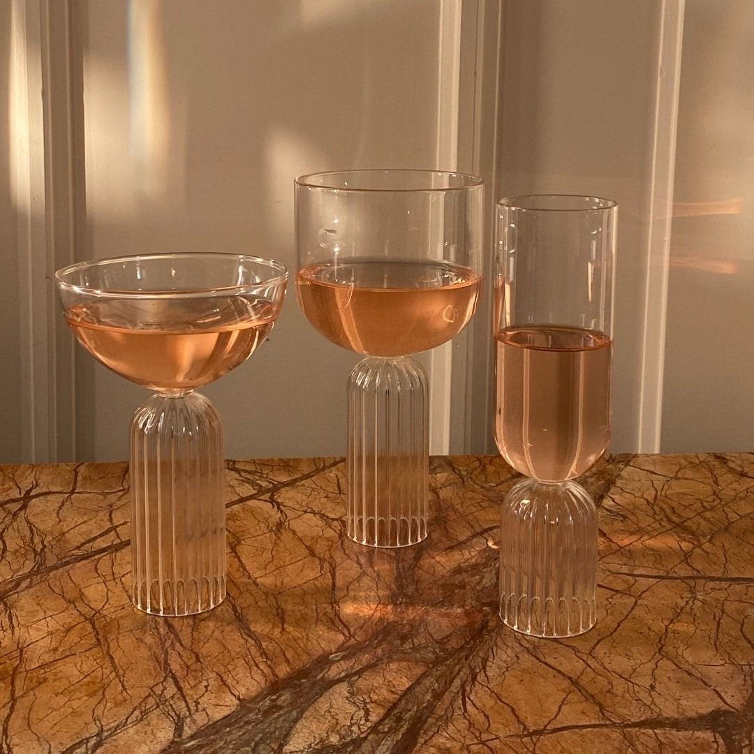 Mirra flute Glass | 2pcs