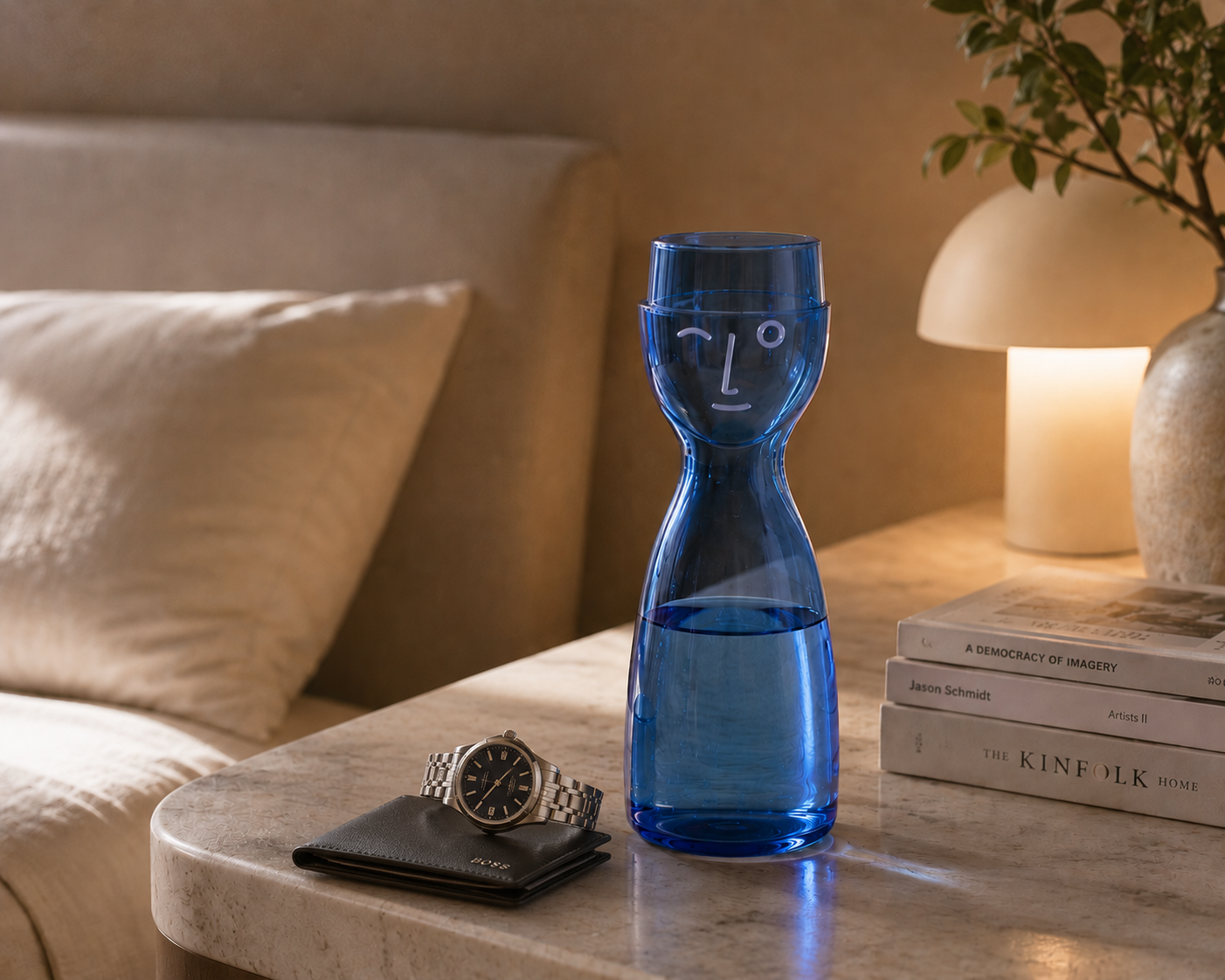 Cobalt Blue | Mr decanter | bedside decor |800ml