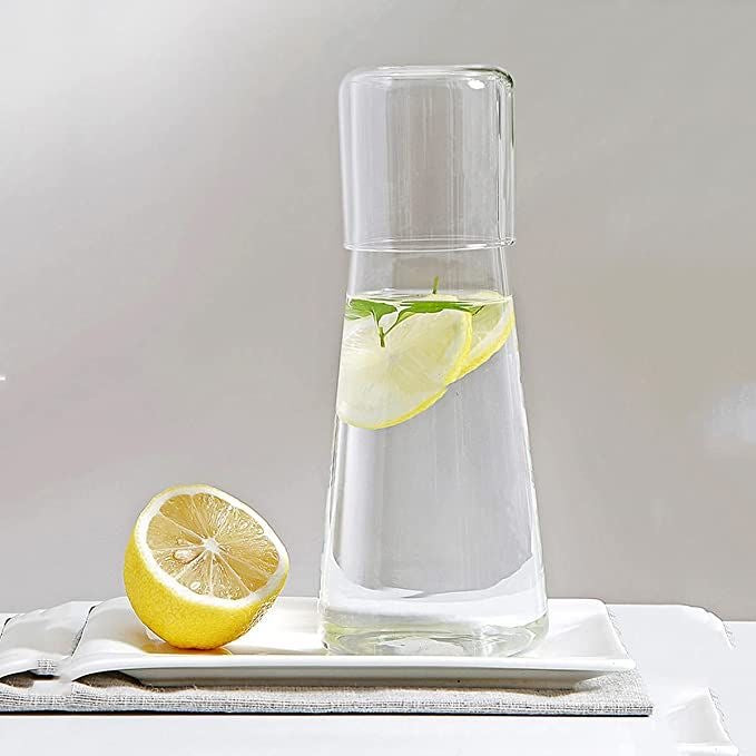 Night water carafe with glass