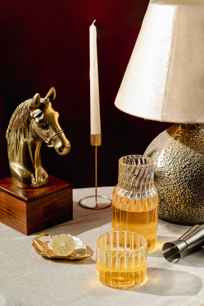 Striped decanter