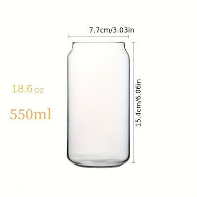 Can shaped glass tumbler with anti fungal lid of Sheesham, 500ml