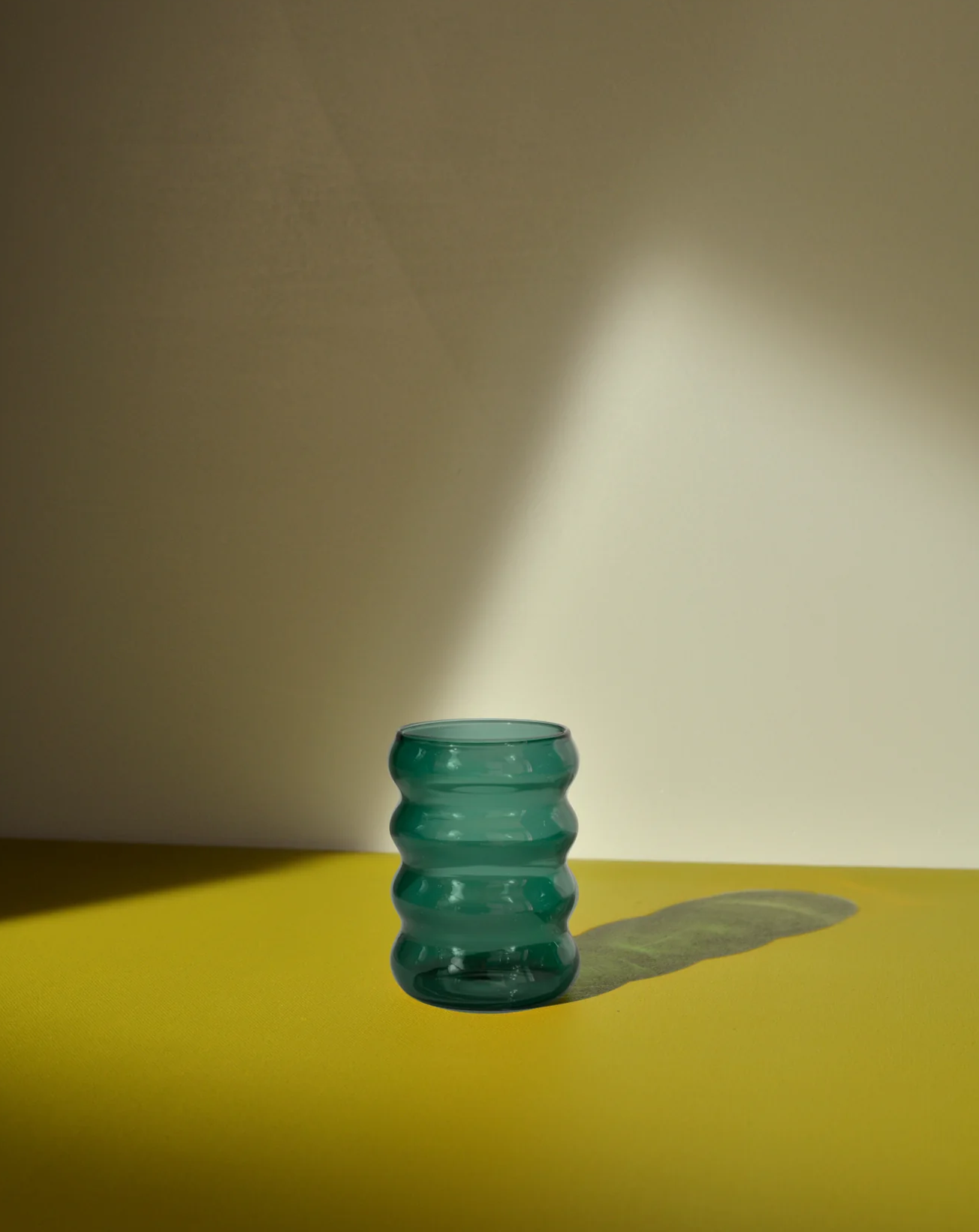 Teal Bubble Glass, 350 ml