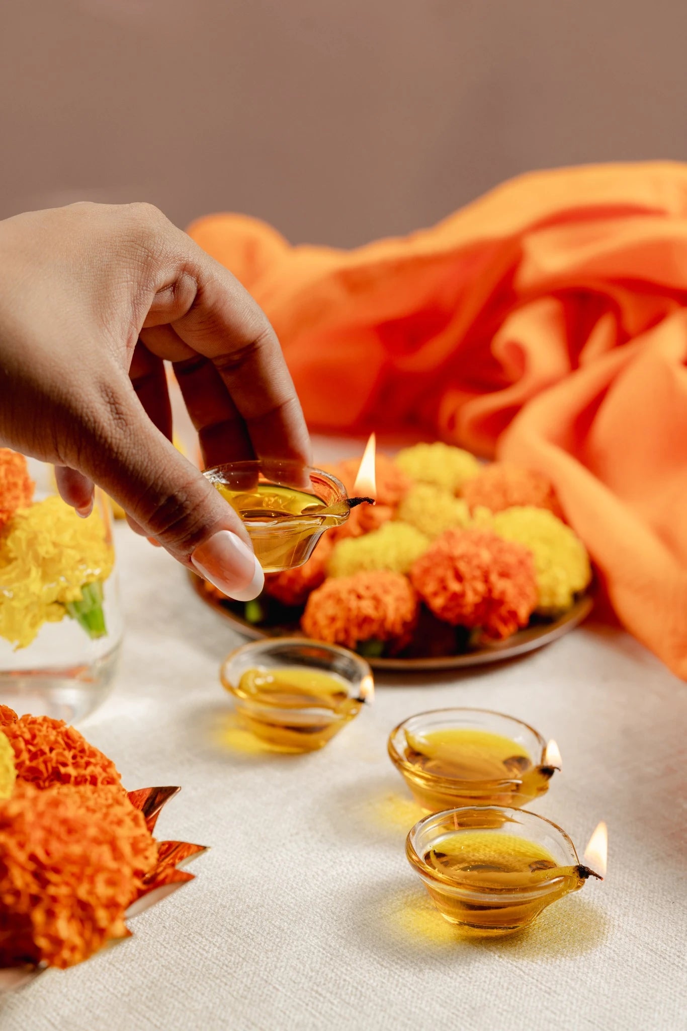 Glass Diyas - reusable , heat resistant borosilicate glass