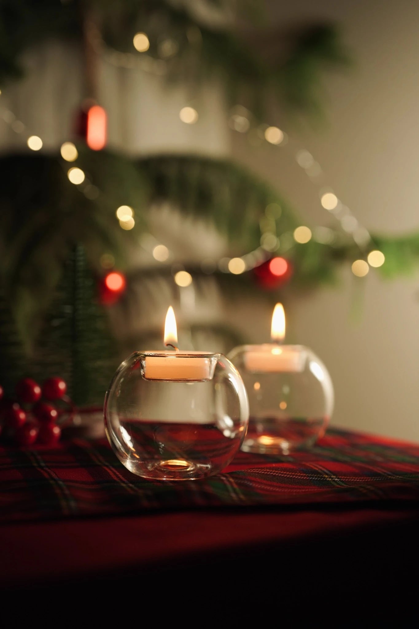 Tea light holder, set of 2