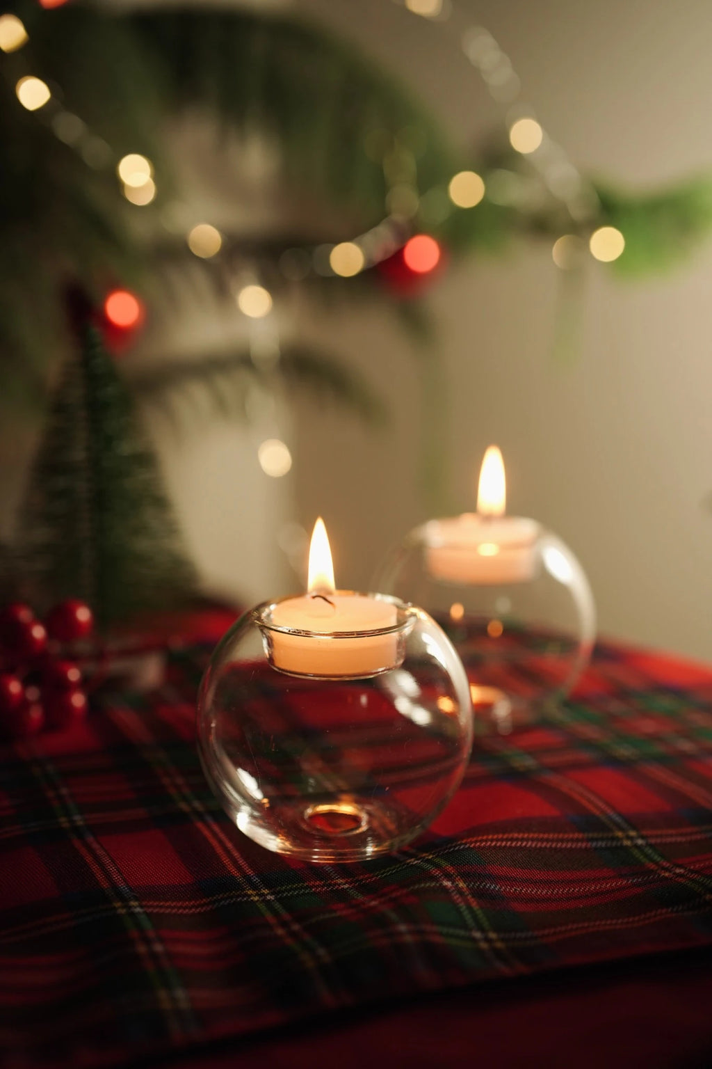 Tea light holder, set of 2