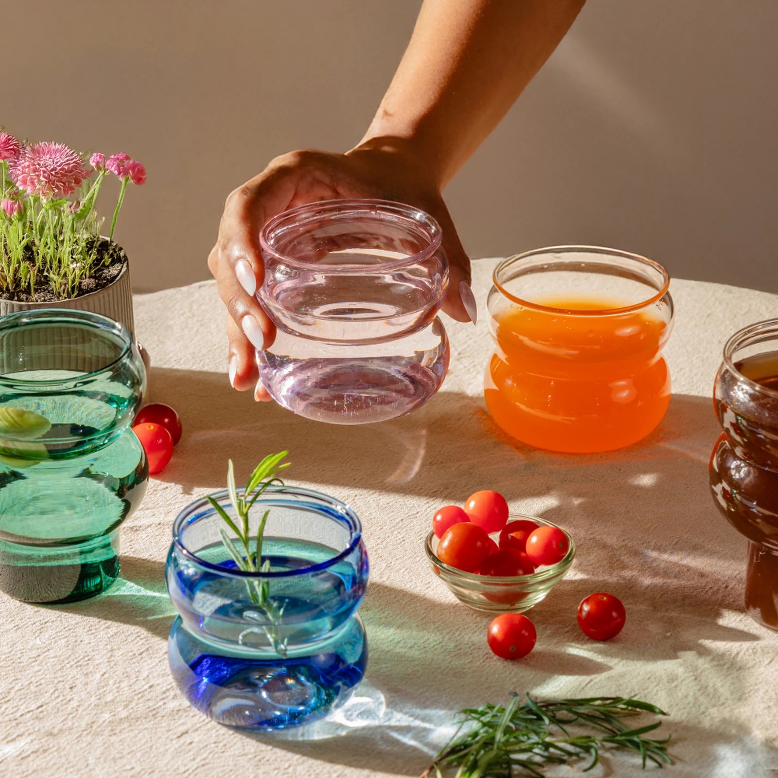 Lune Borosilicate Glass |Set of 2
