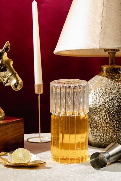 Striped decanter