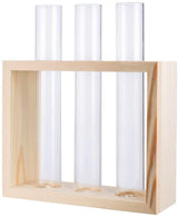 Triple Glass Planter Stand, Modern Flower Vase Stand